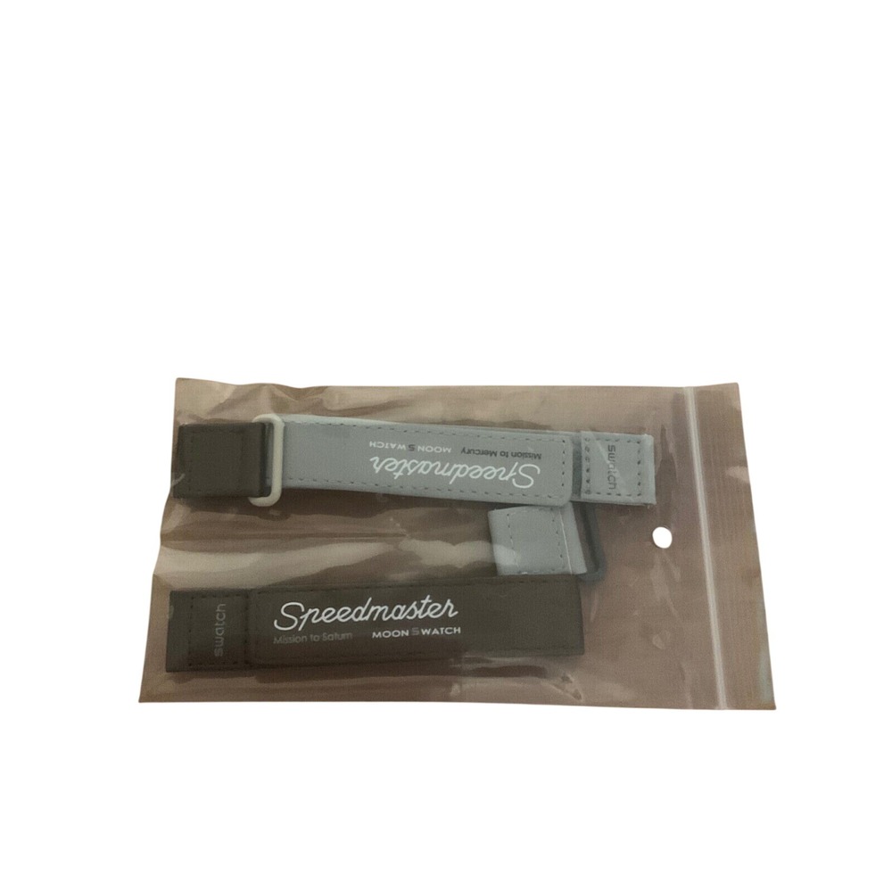 Omega x Swatch MoonSwatch Straps Mission to Mercury & Saturn Speedmaster Bands